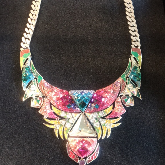 Authentic Swarovski Tangara necklace. NIB Special Aurora Necklace - Picture 3 of 17